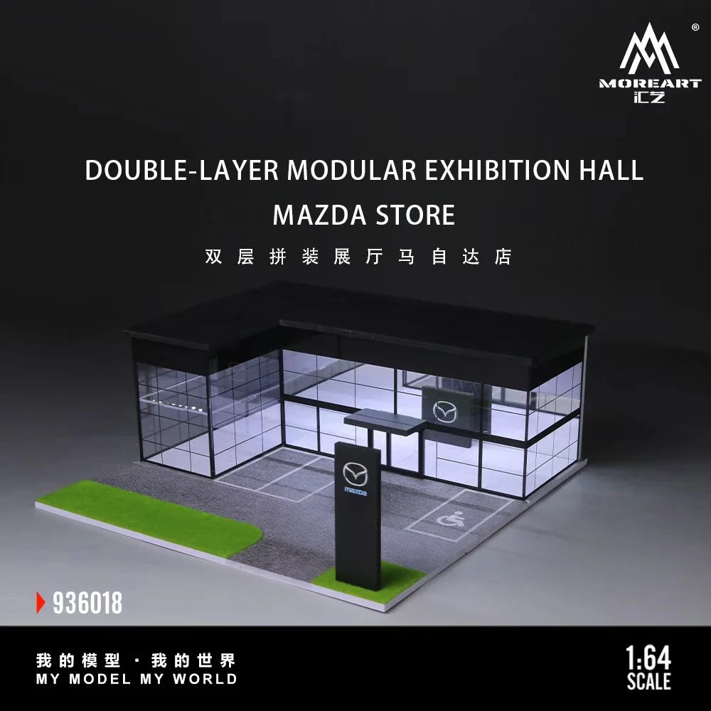 MoreArt 1:64 Mazda Exhibition Hall Diorama