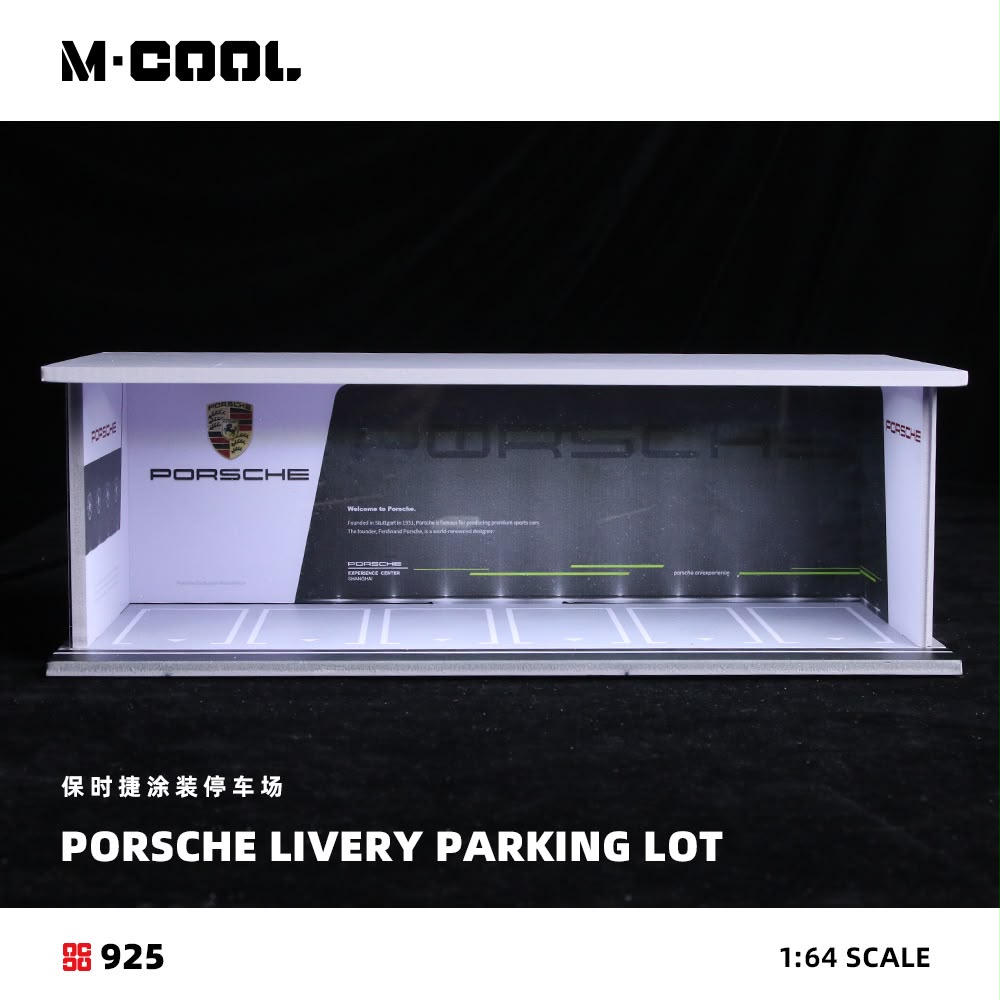 MoreArt MC914925 M·COOL 1:64 Porsche lighting Diorama Garage