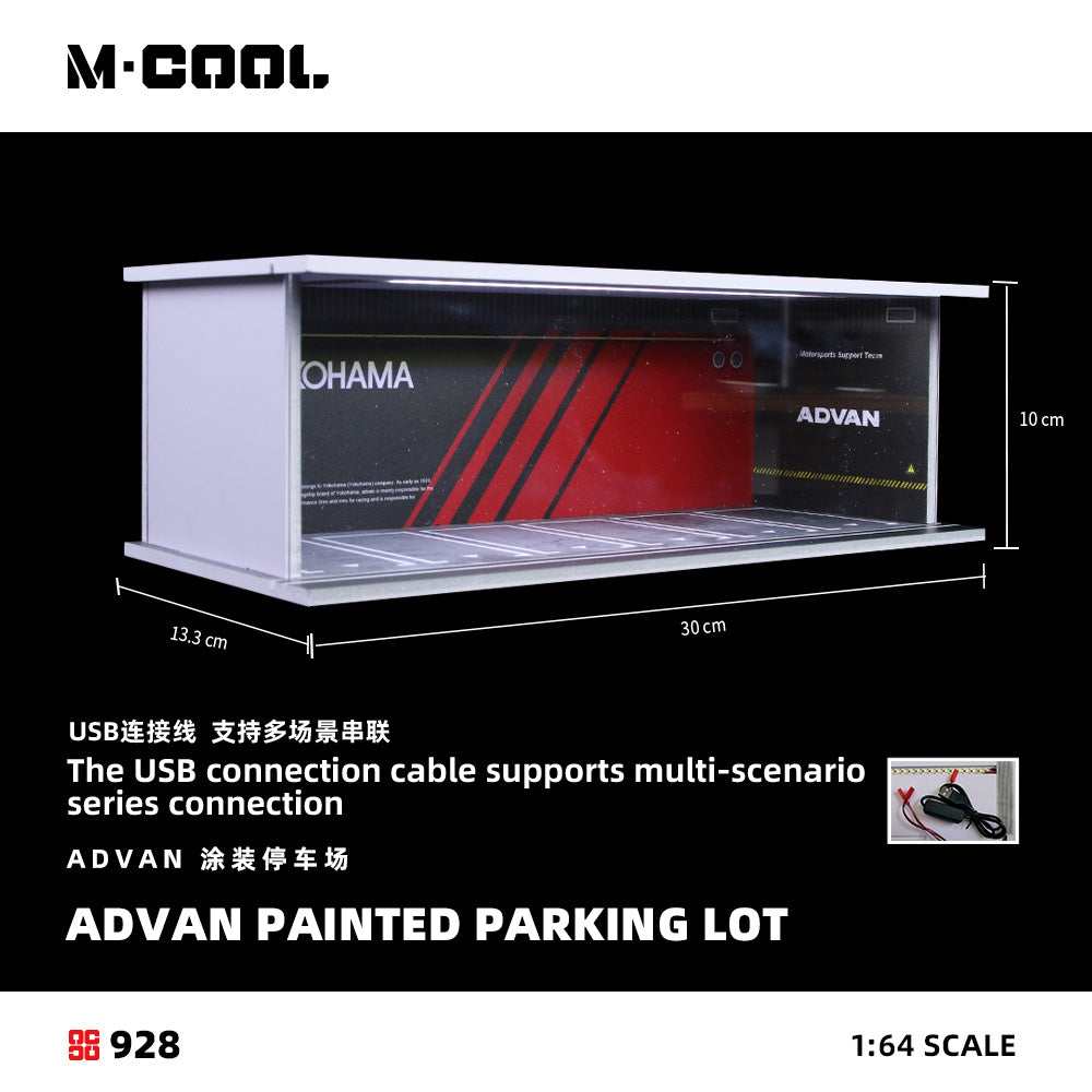 MoreArt MC914928 M·COOL 1:64 ADVAN Yokohama Parking Lot