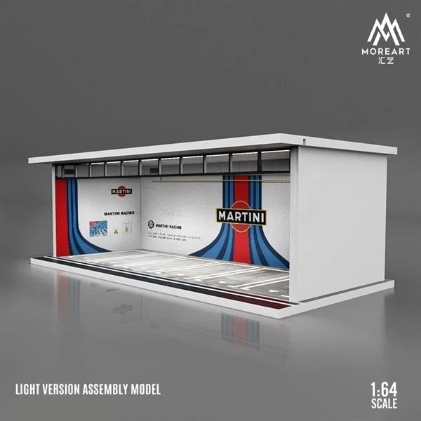 MoreArt MO914013 1:64 Martini Racing Garage