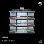MoreArt MO922004 1:64 Steel frame garage parking lot scene