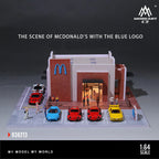 MoreArt MO936213 1:64 McDonald's Blue Logo Scene