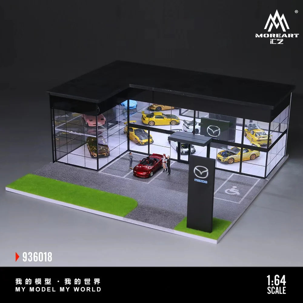 MoreArt Mazda Dealership Display Scene
