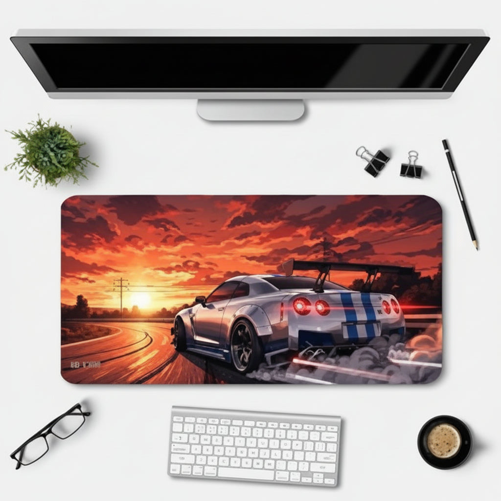 Nissan GTR Skyline Keyboard & Mouse Mat 