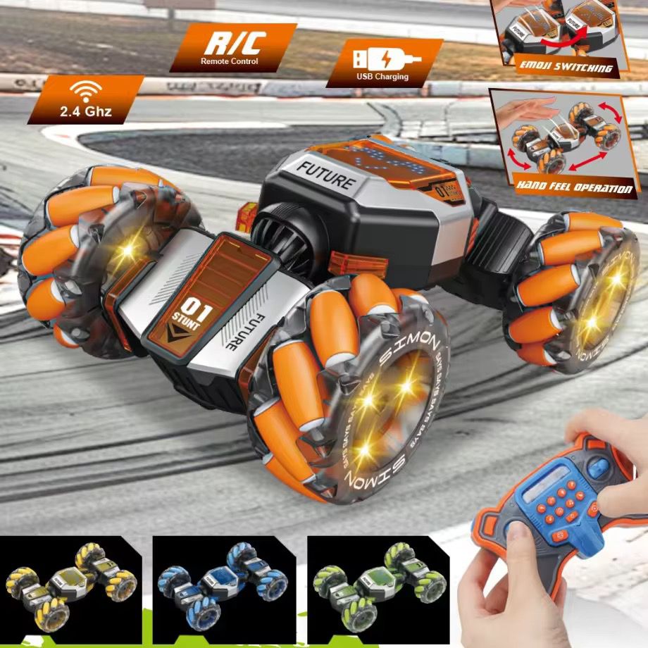 QX018Z MILI 360° Rotation Gesture Sensing RC Stunt Car