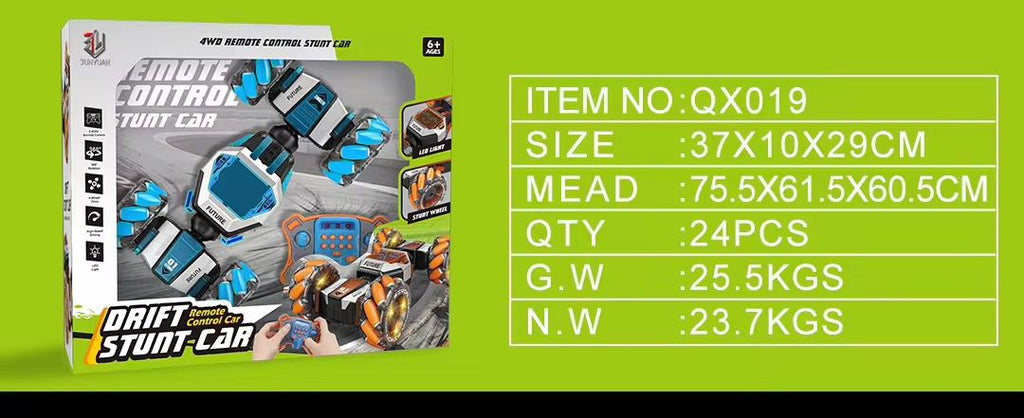 QX018Z MILI 360° Rotation Gesture Sensing RC Stunt Car