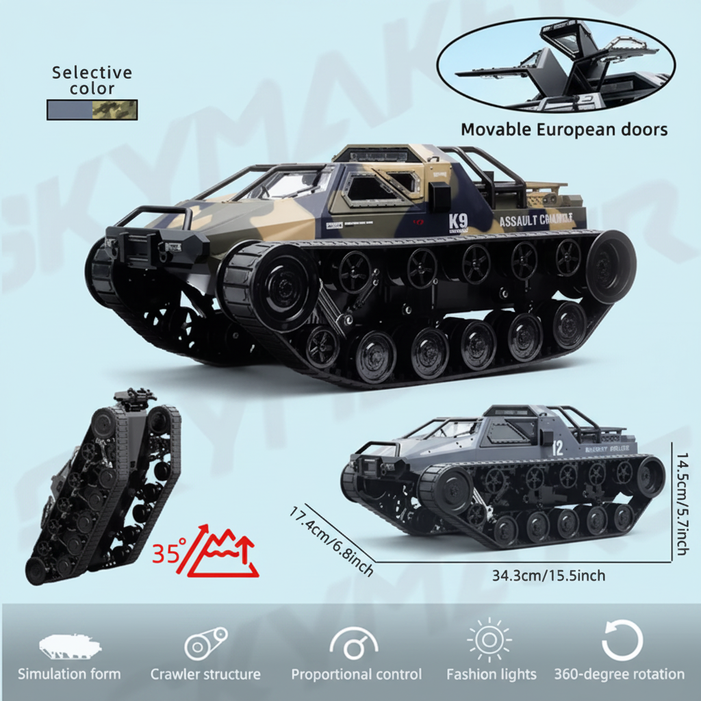 RC Tracked Off Road Crawler