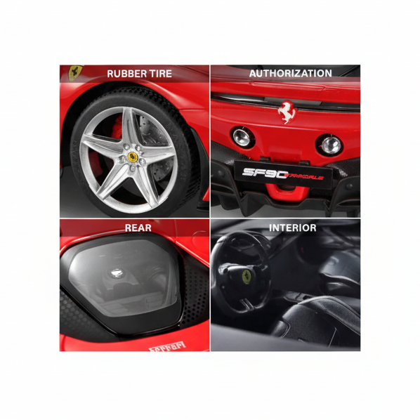 Rastar 1:14 Ferrari SF90 Stradale RC Car