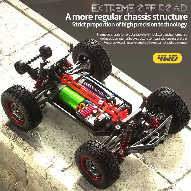 SCY 16106 PRO 1:16 Adventurer Off-Road 4WD Brushless Drift RC Car 70km/h