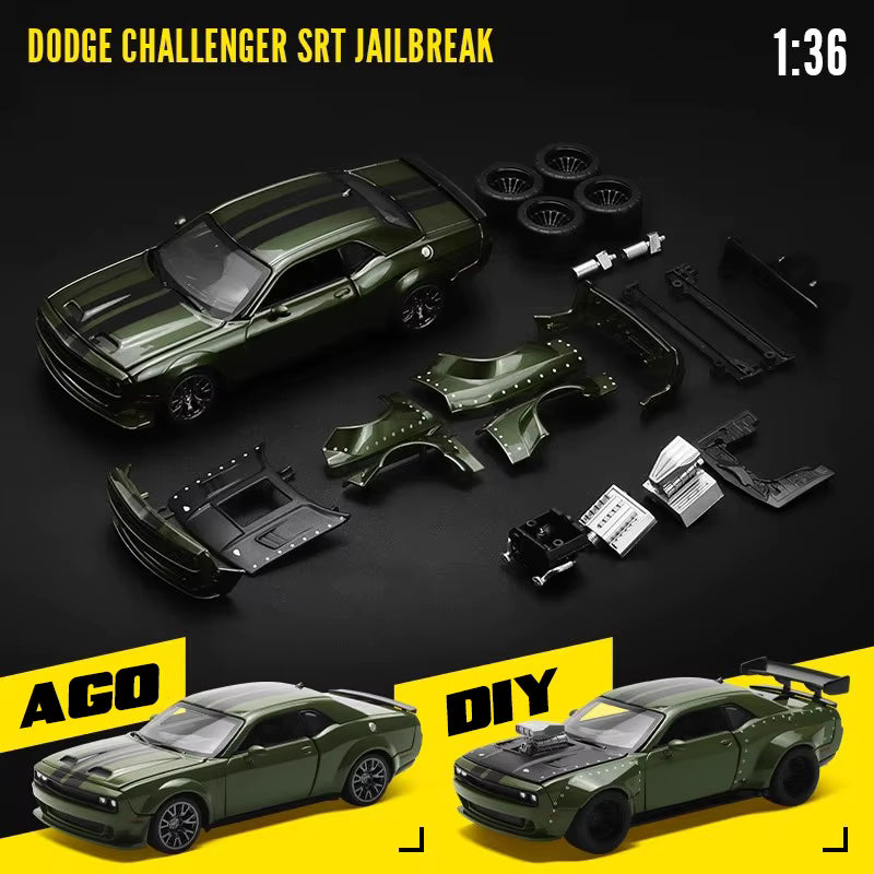CCA MSZ 1:36 Dodge Challenger Modified Sports Diecast Car Model