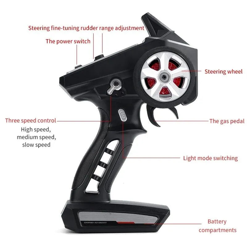 SCY 16303 Hurricane 1:16 RC Car 4WD High Speed 50 km/h