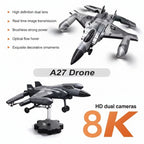 SU-35 Plane A27 RC Drone With 8K HD Camera Brushless Fighter Quadcopter