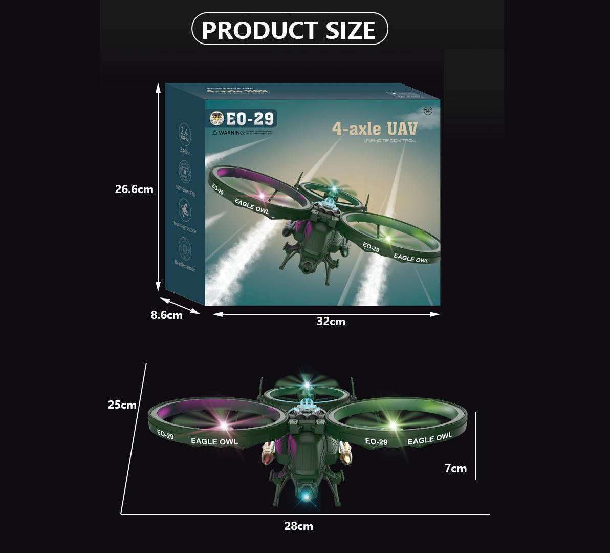 Scorpion RC Aircraft Four Axis Flight