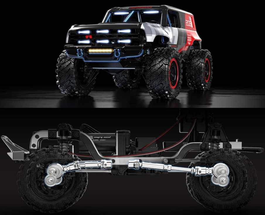 MJX H12P 1:12 Ford Bronco RTR Crawler 3650 Brushless