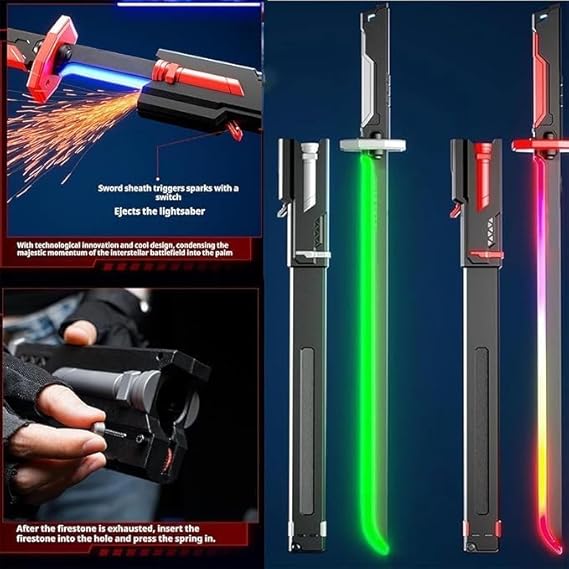 Sparkblade Anime Inspired LED Sword with Smoke & Spark