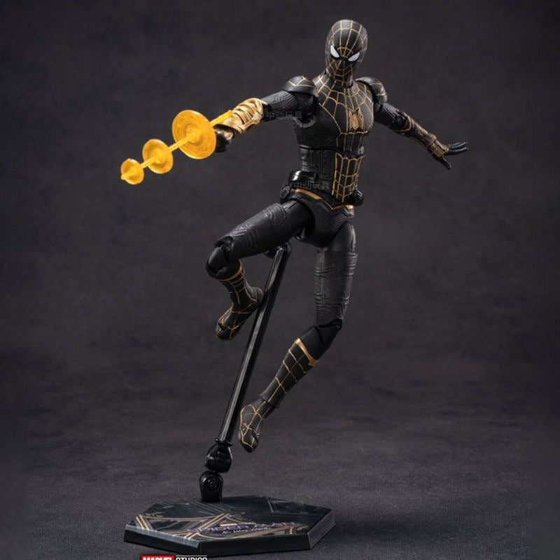 Spiderman Gold and black suit action figure wholesale price