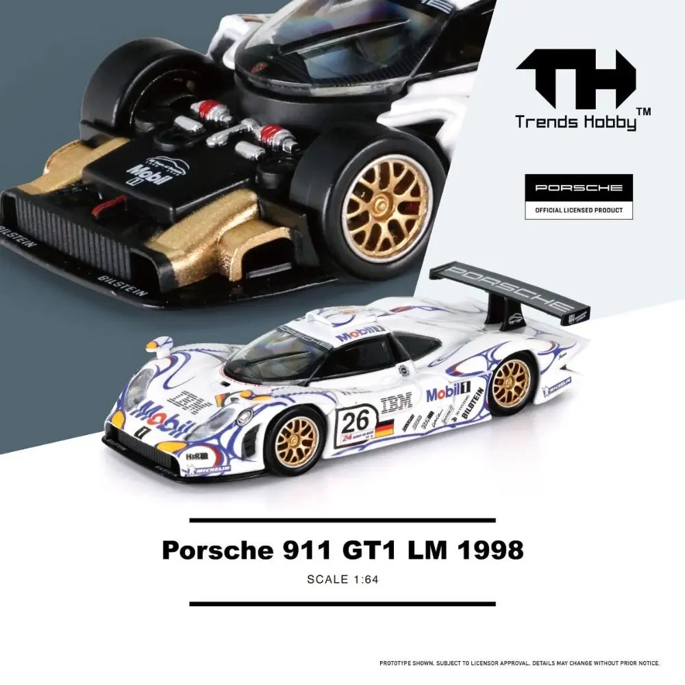 TH 241085(B) 1:64 Porsche 911 GT1 LM 1998 Diecast Car