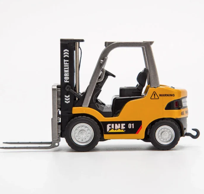 TRASPED 1:64 RC Forklift – App & Remote Control with Lights & Sounds