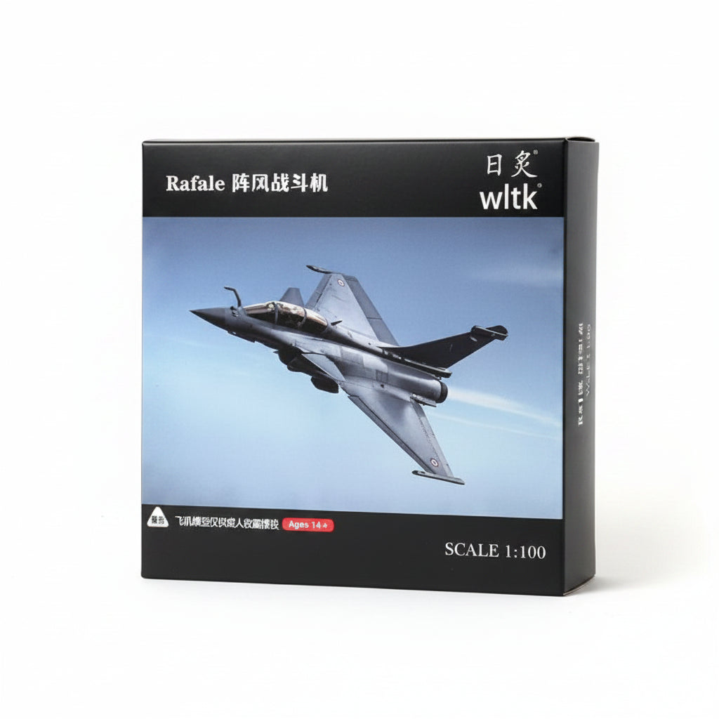 WLTK French Air Force 1:100 Rafale Fighter Jet #01 Diecast Model