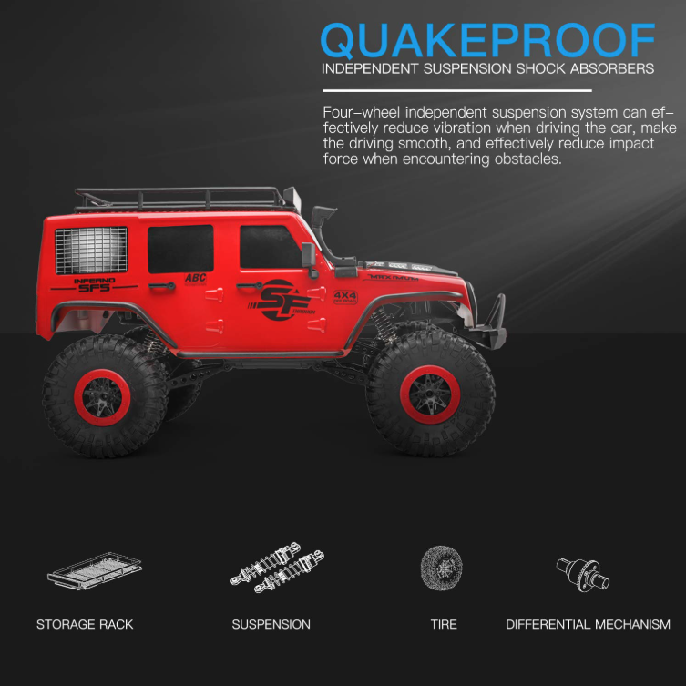 WL Toys 104311 Trail Truck for Rock Crawling