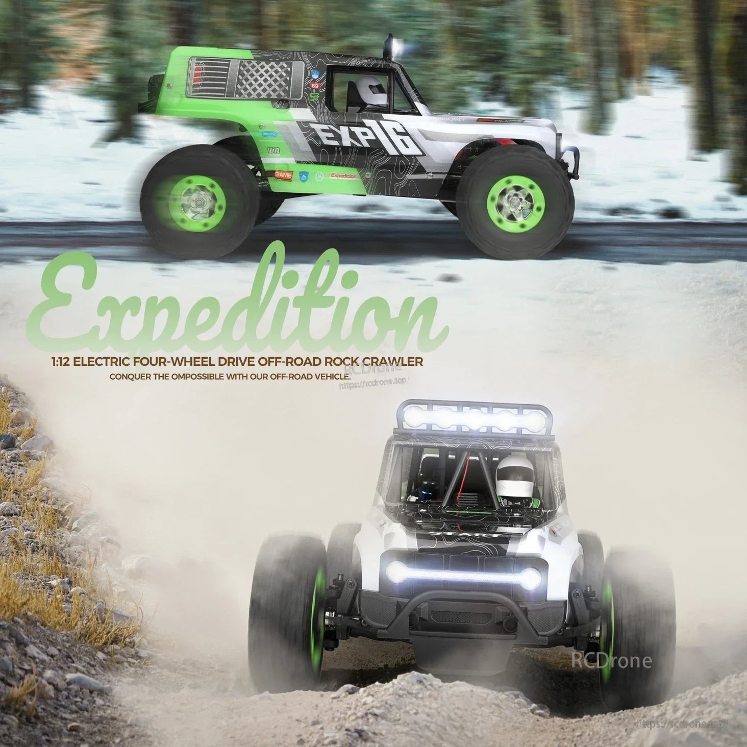 WLtoys 124006 1:12 4WD RC Crawler Car 40 km/h