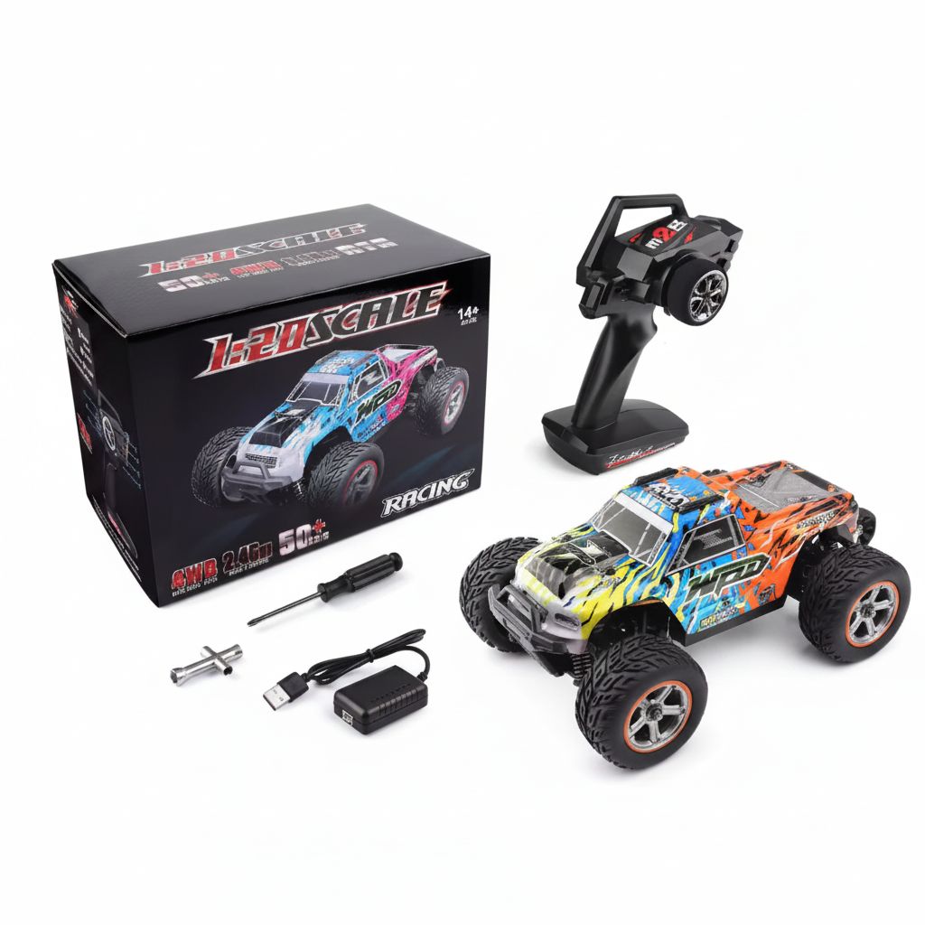 WLtoys 204006 1:20 4WD Offroad Drift RC Car 50kmph Orange