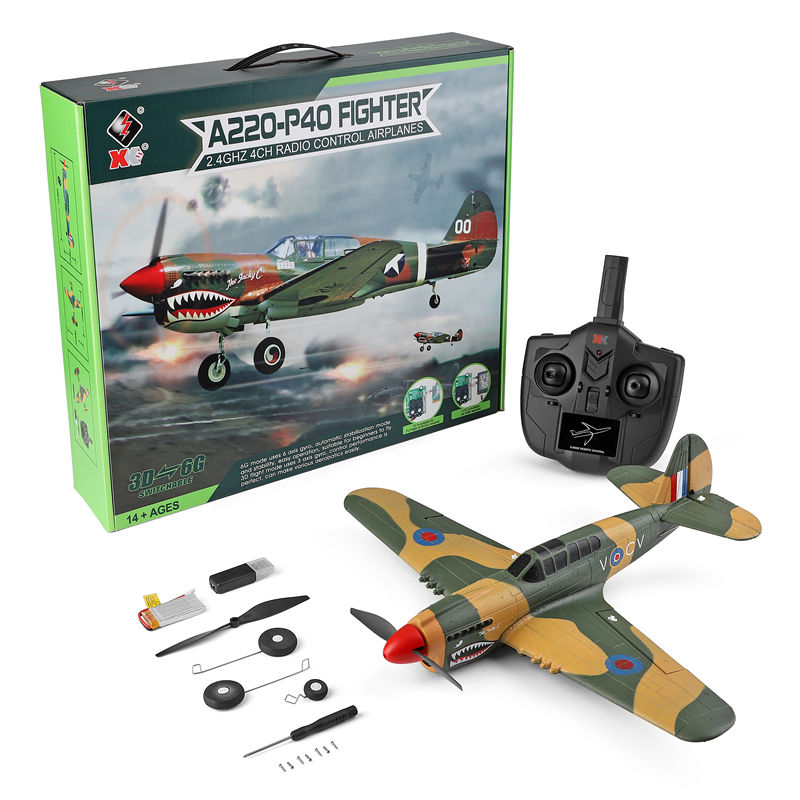 WLtoys A220 4 Channel Radio Control Fighter Airplane