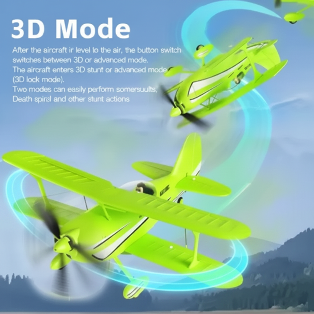 WLtoys A310 Biplane Side View