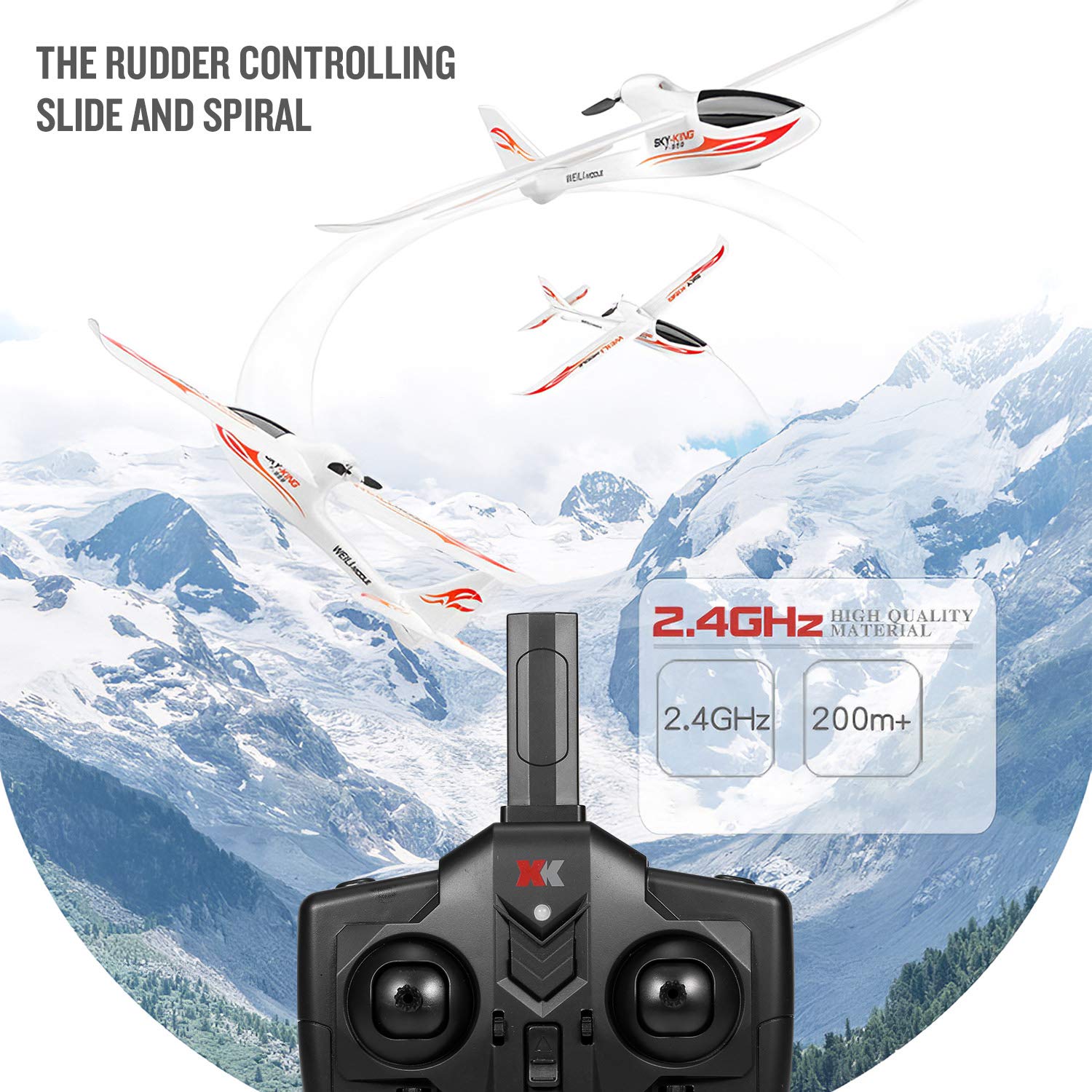 WLtoys F959S Sky King 3 Channel 2.4G radio control Airplanes