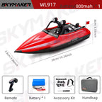 Wltoys WL917 2.4G RC Jet Boat 16km/h Waterproof Racing 
