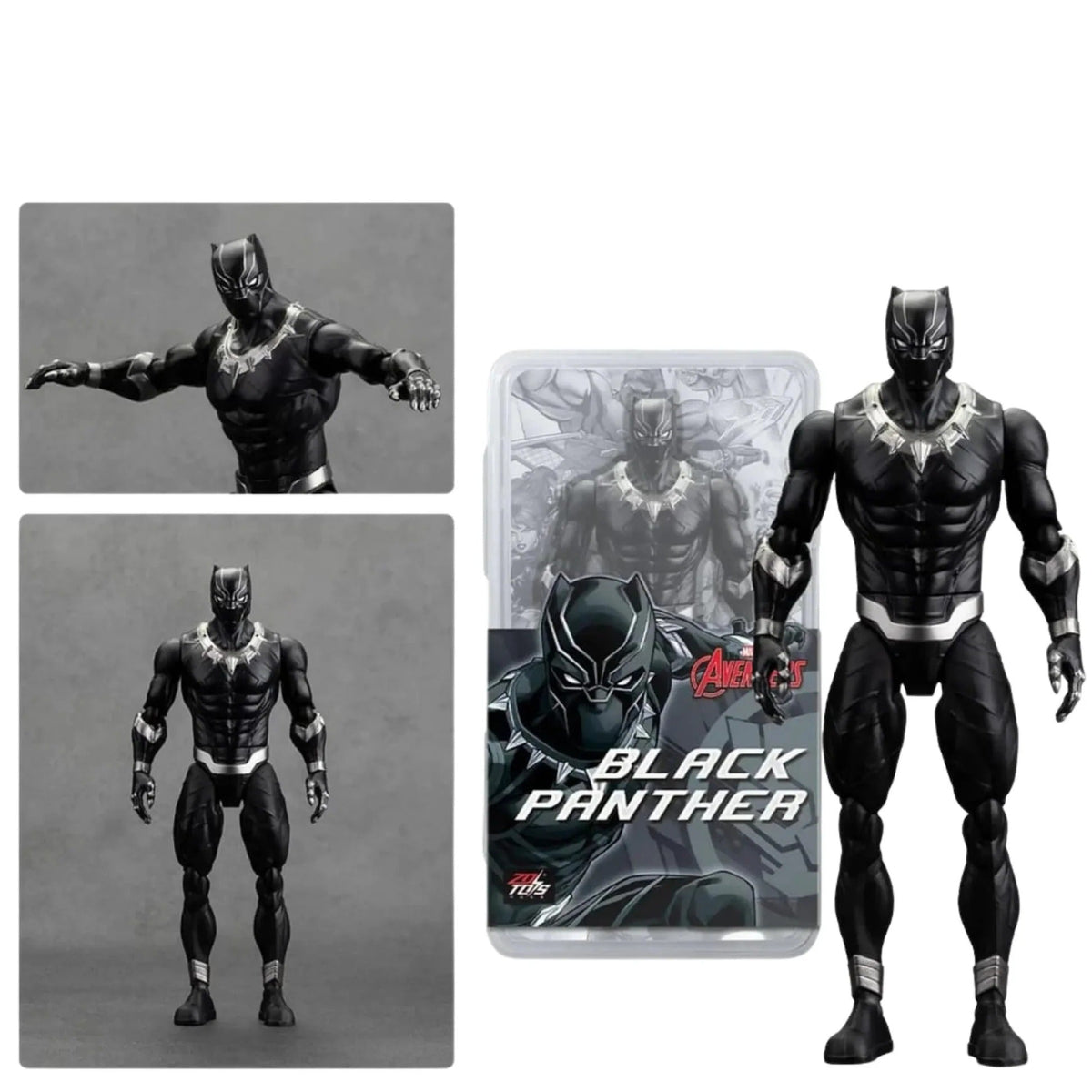 ZD TOYS 1943-03 Black Panther 7-inch Marvel action figure