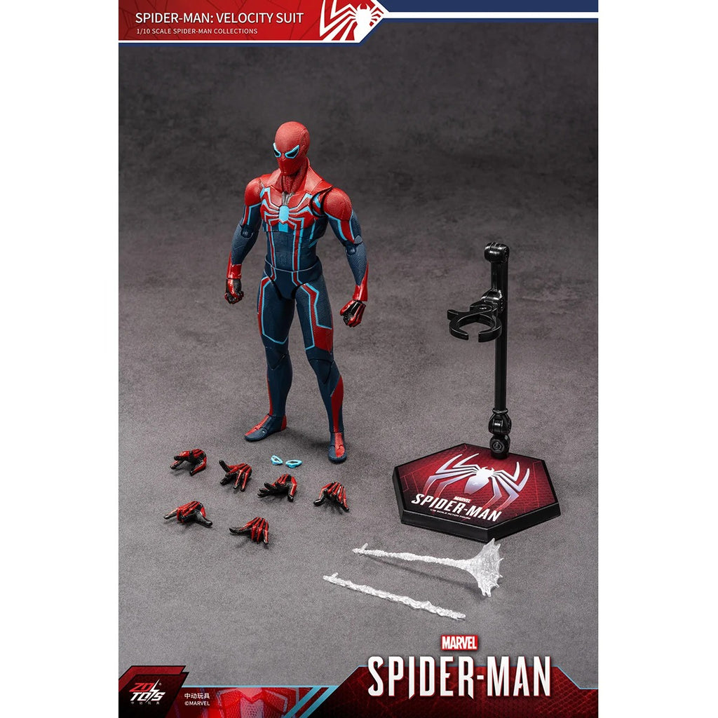 ZD Toys 1950-02 1:10 Spiderman velocity suit Marvel Action figure