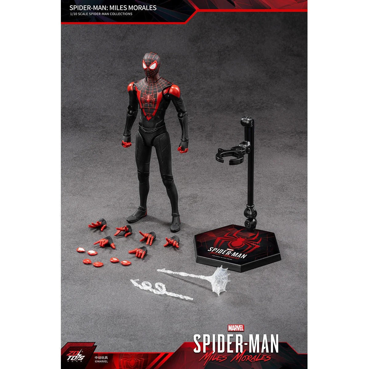 ZD Toys 1950-08 1:10 Spiderman Miles Morales Marvel Action figure