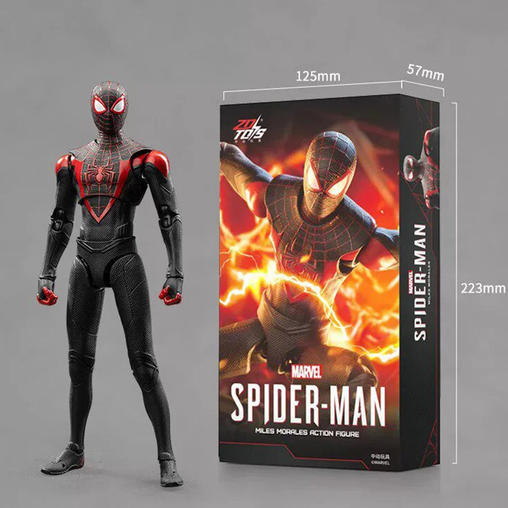 ZD Toys 1:10 Spiderman Miles Morales Marvel Action figure