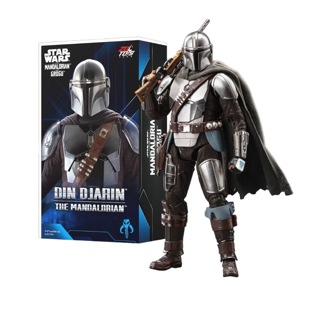 ZD Toys 1966-09 1:10 Starwars Mandalorian Action Figure