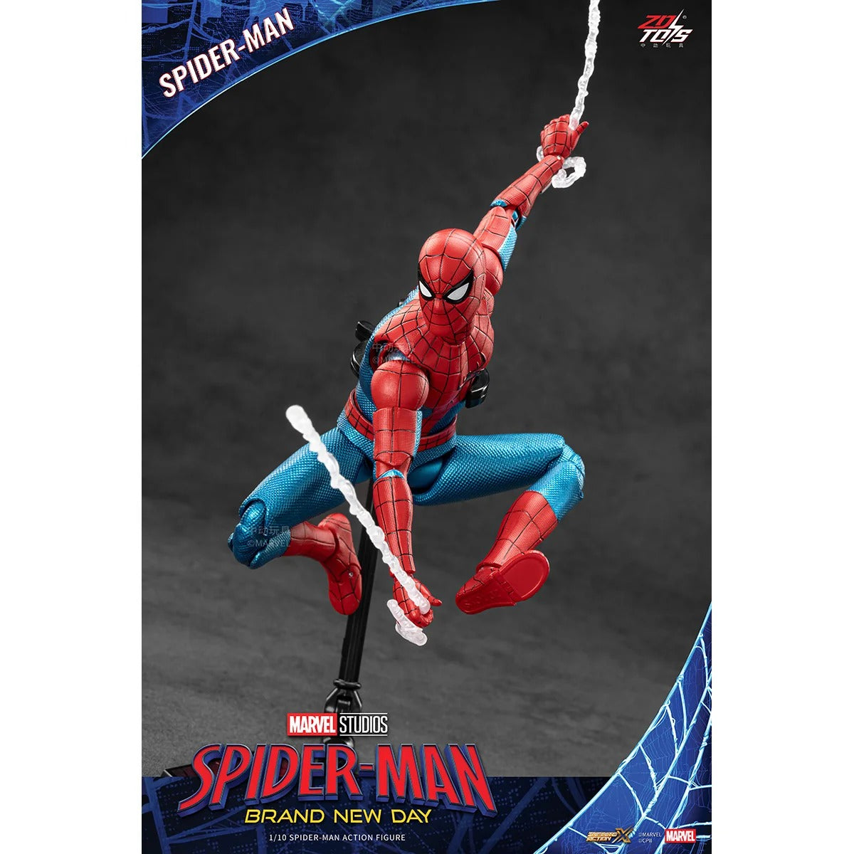 ZD Toys 1970-01 1:10 Spider man Brand new day Action figure