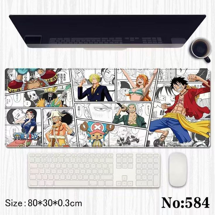 luffy Keyboard & Mouse Pad 584