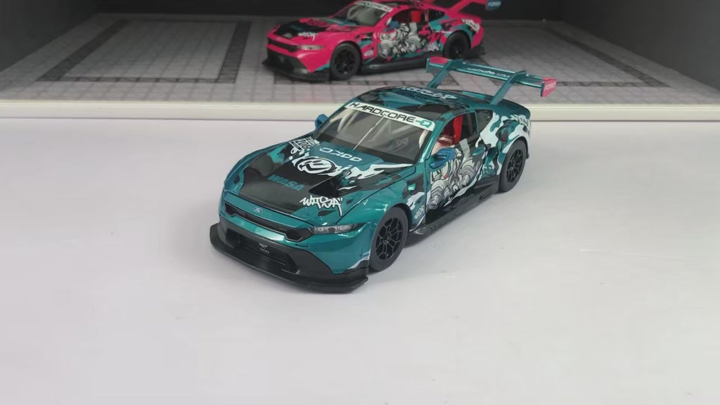 Openable Door Ford Mustang GT3 1:24 Scale Model video