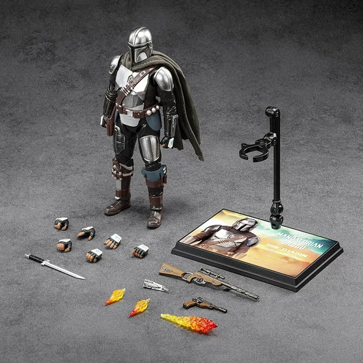 ZD Toys 1966-09 1:10 Starwars Mandalorian Action Figure