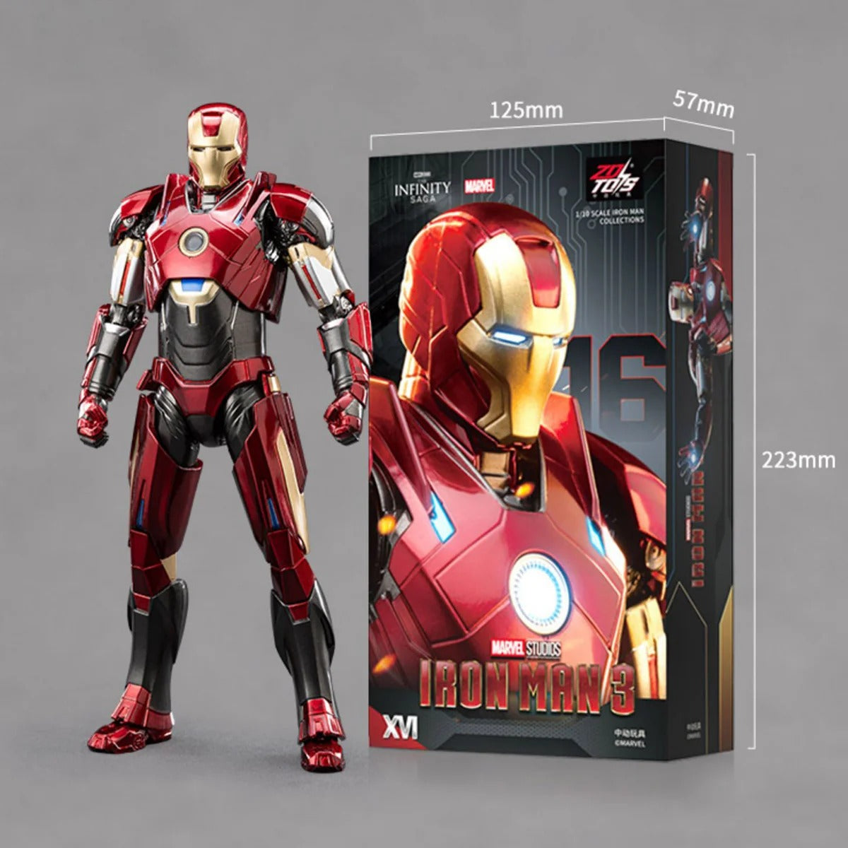 zd toys iron man action figure wholesale